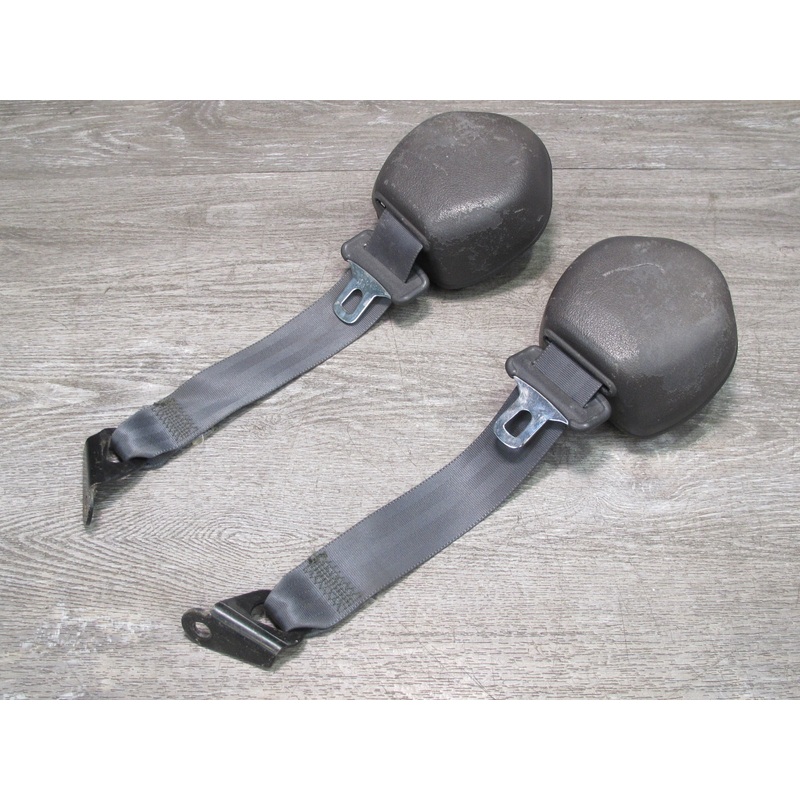 91-99 MITSUBISHI 3000GT REAR RIGHT & LEFT SIDE SEATBELT RETRACTOR SET OEM