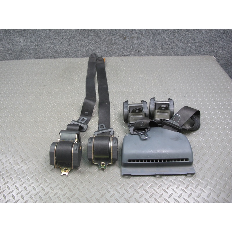94-99 BMW E36 CONVERTIBLE FRONT & REAR LEFT RIGHT SIDE SEATBELT RETRACTOR W/ GUIDE SET OEM