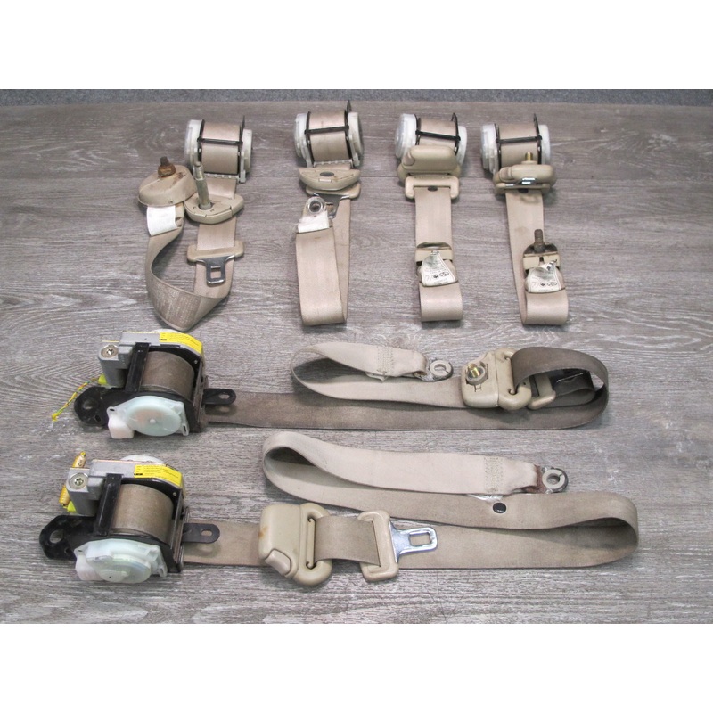 98-02 LEXUS LX470 FRONT REAR 3RD ROW SEATBELT RETRACTOR SET OEM