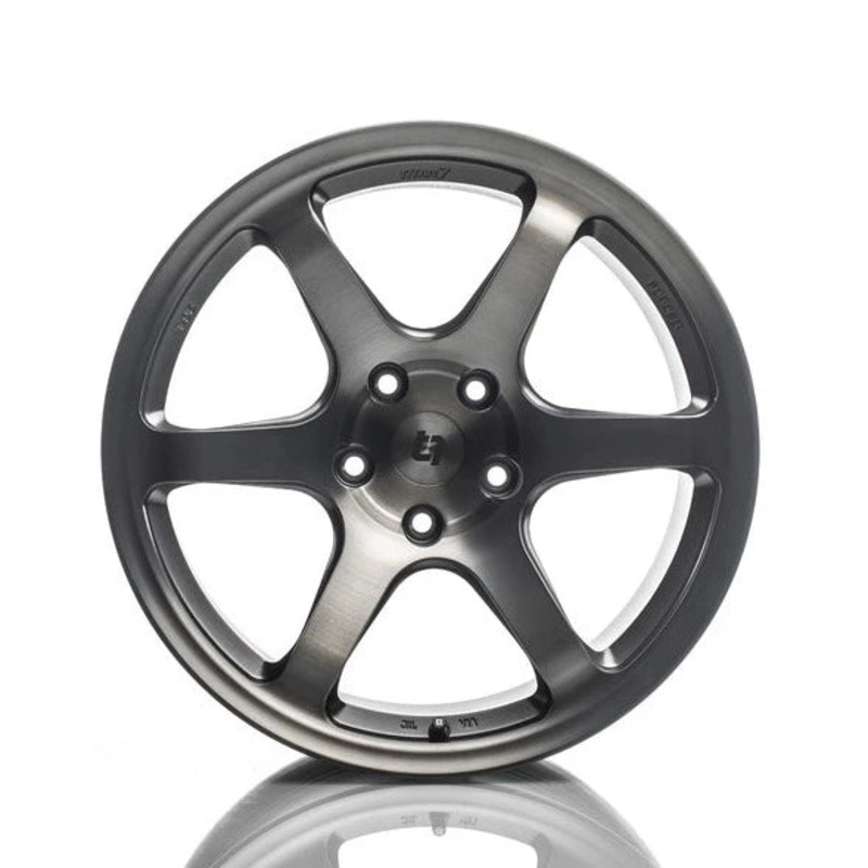 Titan 7 Forged Aluminium Wheel - T-D6e 18x10 5x120 ET 25 CB 64.1 in Hybrid Dark Machine