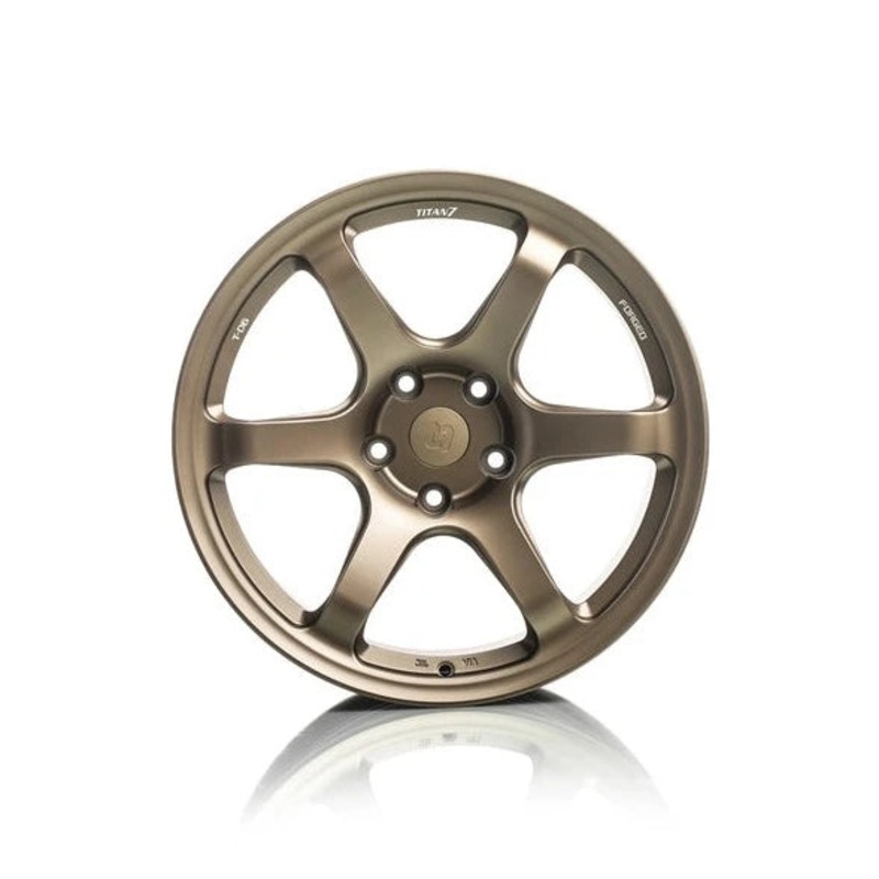 Titan 7 Forged Aluminium Wheel - T-D6e 18x10 5x120 ET 25 CB 64.1 in Techna Bronze