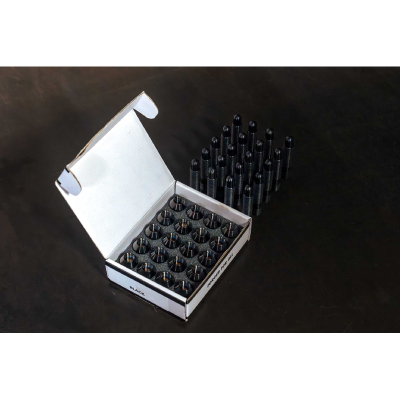 RSS M12x1.25 Wheel stud and Onyx Patina titanium nut conversion kit with 68mm length