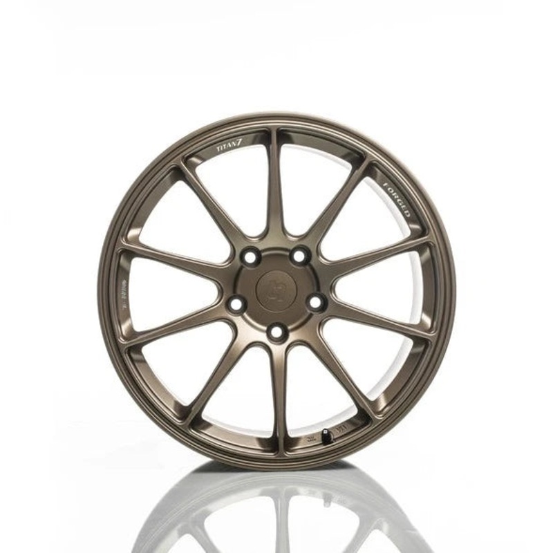 Titan 7 Forged Aluminium Wheel - T-R10 19x9 5x120.65 ET 35 CB 66.9 in Techna Bronze