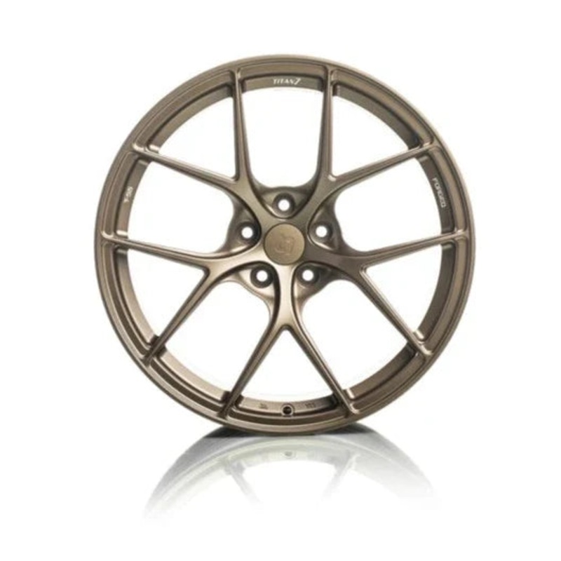 Titan 7 Forged Aluminium Wheel - T-S5 19x10.5 5x120 ET 44 CB 67.1 in Techna Bronze