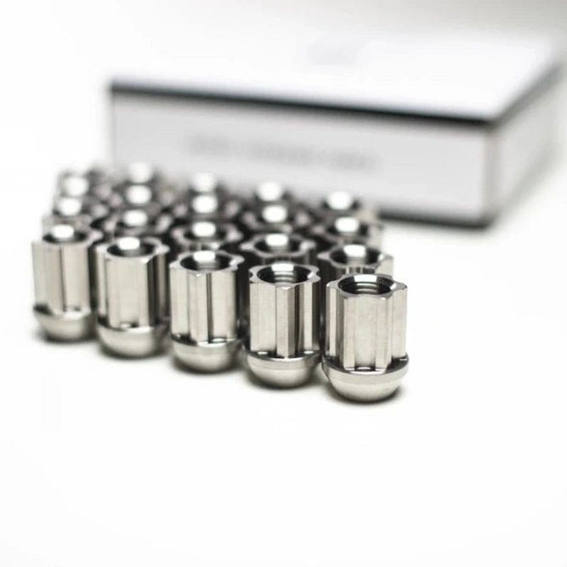 Titan 7 Titan7 O.W.L. Titanium Race Nut 12x1.5 in Rawform Titanium