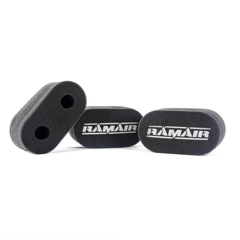 Ramair CS-905-C 3x Sock Filter For Weber DCOE 45 With Stainless Steel Cage