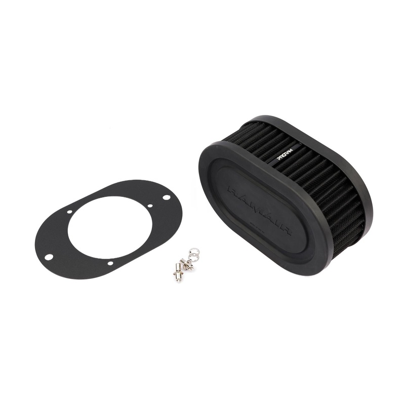 Ramair Pleated Carburettor Air Filter Baseplate to fit Weber 23/32 TLD 65mm Int Height