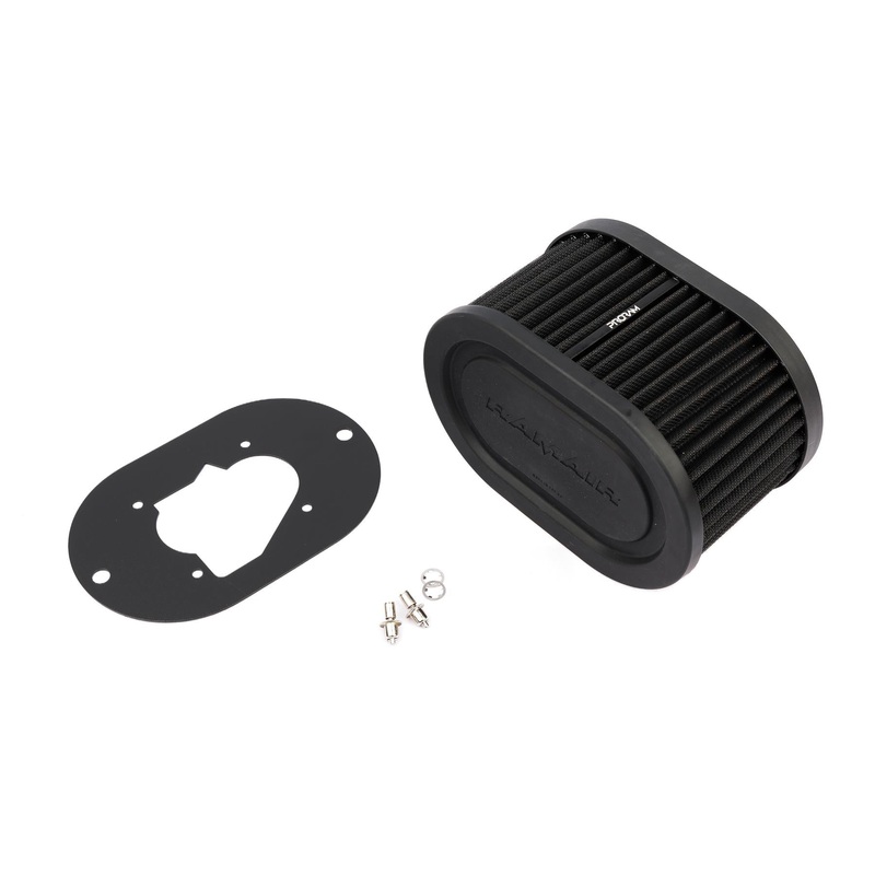 Ramair Pleated Carburettor Air Filter Baseplate to fit Weber 32/34 DMTL DMTR DATR 100mm