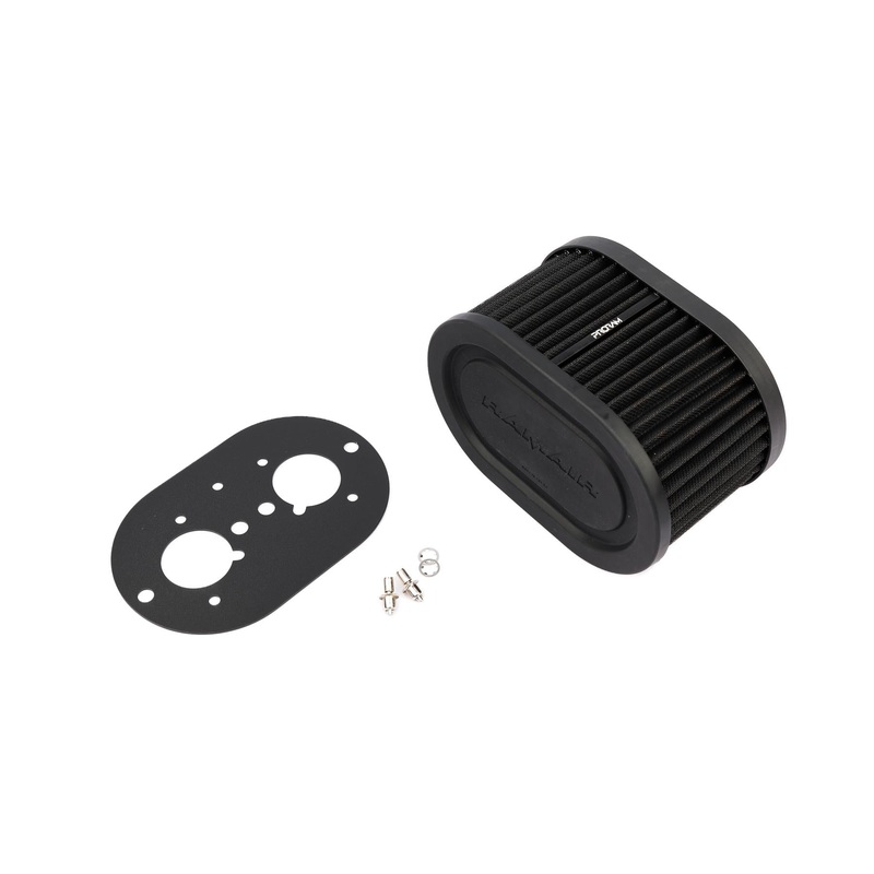 Ramair Pleated Carburettor Air Filter Baseplate to fit Weber 40 IDF - 100mm Int Height