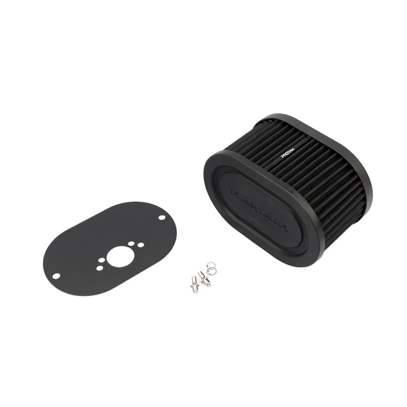 Ramair Pleated Carburettor Intake Air Filter Baseplate to fit SU HIF6 HIF44 1.7in 100mm