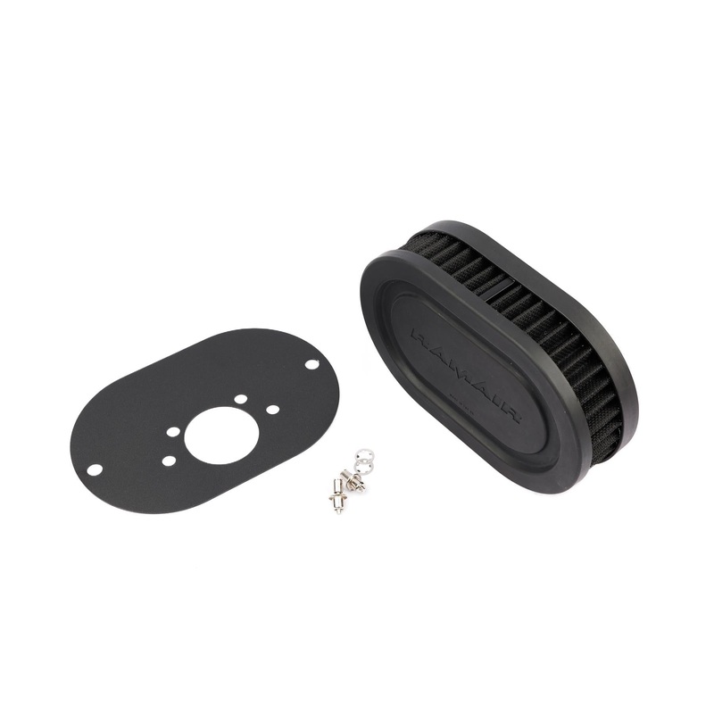 Ramair Pleated Carburettor Intake Air Filter Baseplate to fit SU HIF6, HIF44 1.7in 40mm