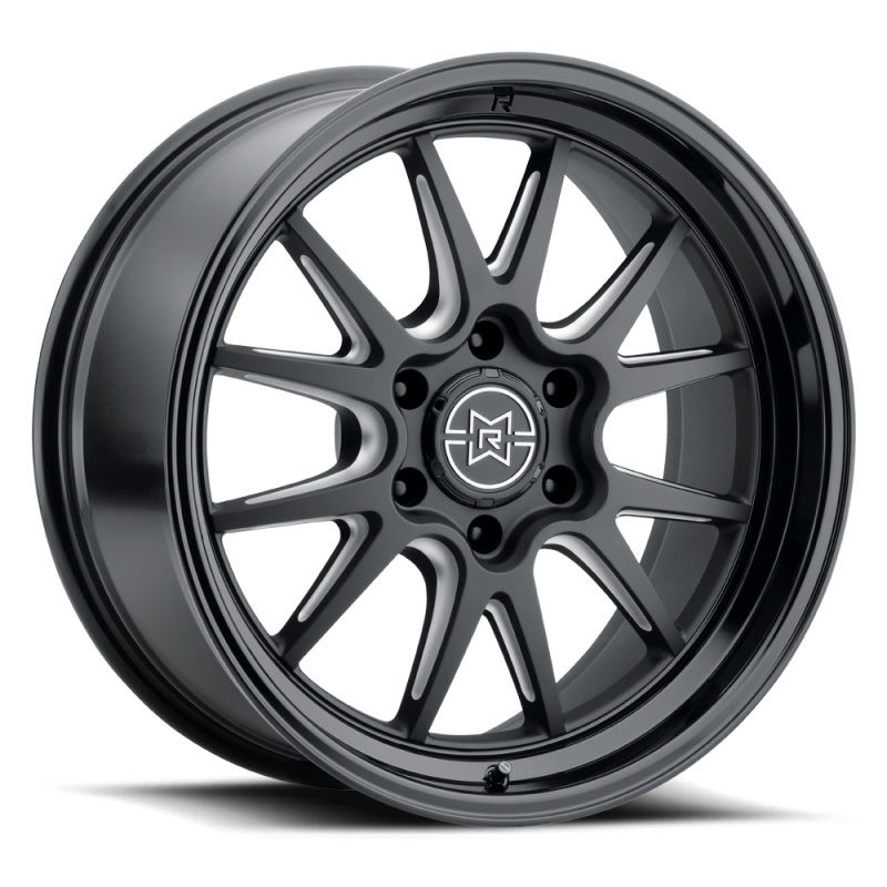 Method Raised MR802 20x9 / 8x180 BP / -12mm Offset / 124.1mm Bore - Double Black Milled Wheel