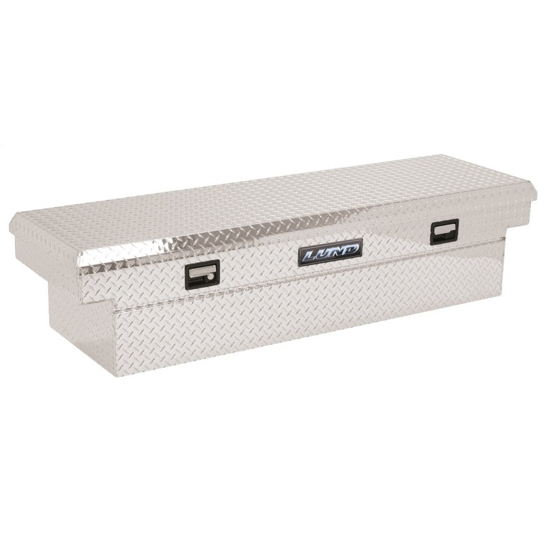 Lund 67-99 Chevy CK Ultima Single Lid Crossover Tool Box - Brite