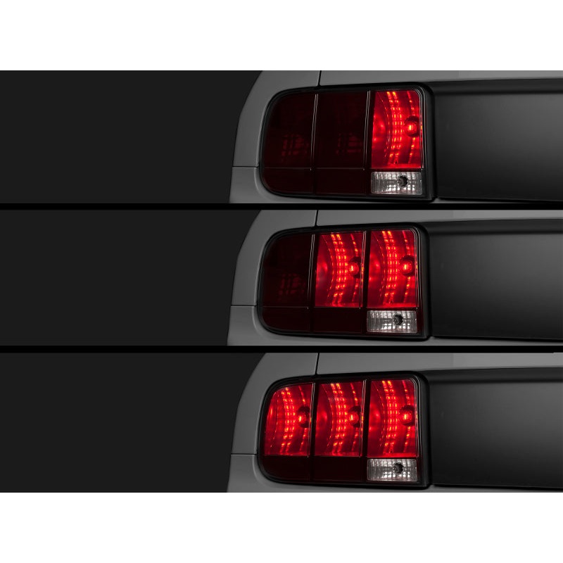Raxiom 05-09 Ford Mustang Sequential Tail Light Kit (Plug-and-Play)