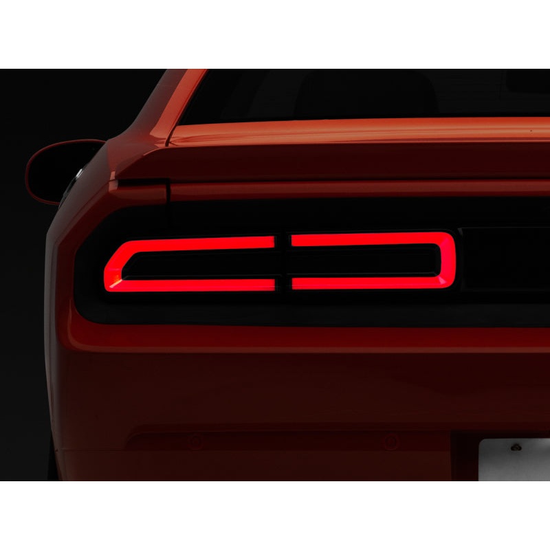 Raxiom 08-14 Challenger LED Tail Lights- Black Housing (Smoked Lens)
