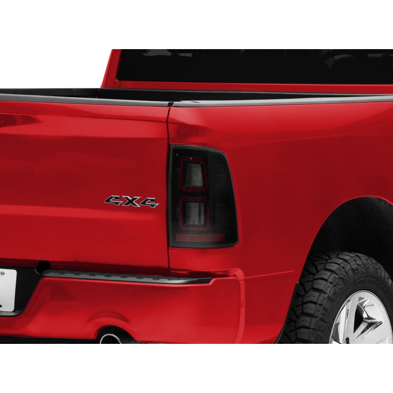 Raxiom 09-18 Dodge RAM 1500 LED Tail Lights- Black Housing (Smoked Lens)