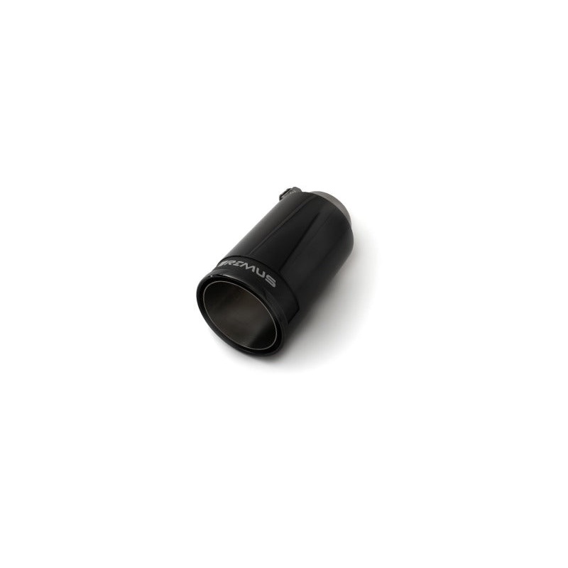 Remus Stainless Steel 98mm Black Chrome Straight w/Carbon Insert Tail Pipe (Single)