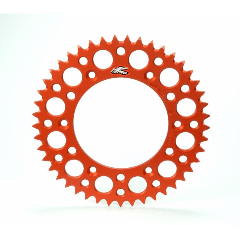 Renthal 21-23 KTM 450 Rally Factory Replica/Race Replica Rear Grooved Sprocket - Org 520-48P Teeth