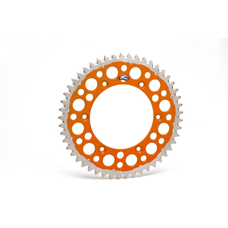 Renthal 21-23 KTM 450 Rally Factory Replica/Race Replica Rear Twinring - Orange 520-48P Teeth
