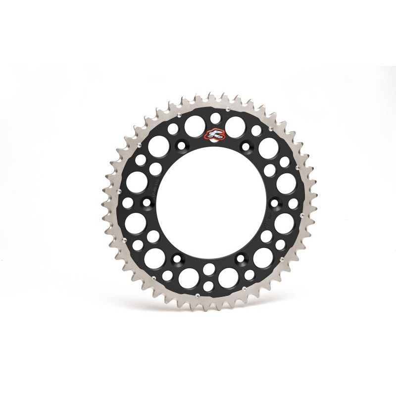 Renthal 92-24 Honda CR125R/250R/500R/ CRF250R/X/450R/RWE/RX Rear Twinring - Black 520-49P Teeth