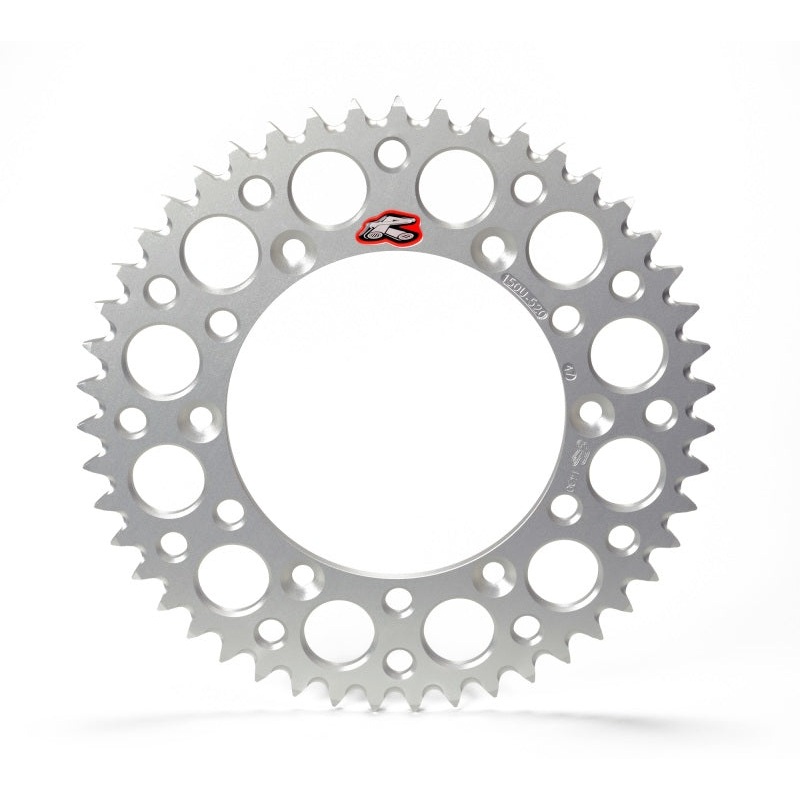 Renthal 96-18 Honda CR250R/CRF150-450R/X/XR 250R/650R Rear Grooved Sprocket - Sil 520-48P Teeth