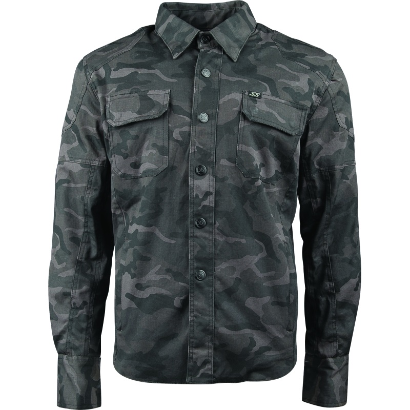 Speed and Strength Call to Arms Moto Shirt Camouflage - Medium