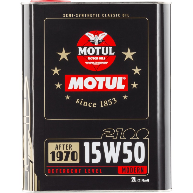 Motul 15W50 Classic 2100 Oil - 10x2L