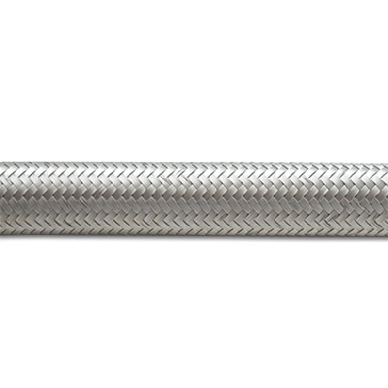 Vibrant SS Braided Flex Hose -8 AN 0.44in ID (50 foot roll)