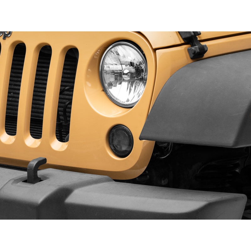 Raxiom 07-18 Jeep Wrangler JK Axial Series LED Turn Signals w/ Halo (Smoked)