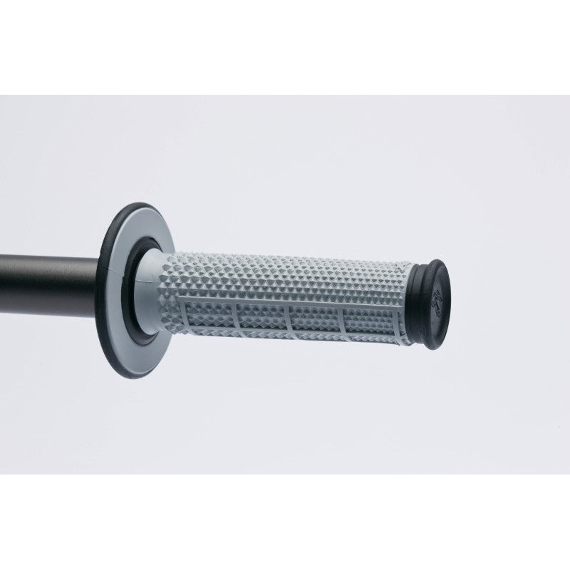Renthal MX Dual Compound Grips Taper 1/2 Waffle - Grey/ Black