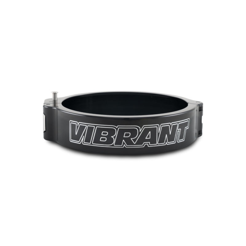 Vibrant 4in O.D. Aluminized HD 2.0 Clamp - Anodized Black (Clamp Only)