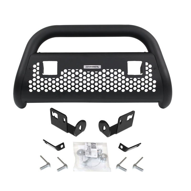 Go Rhino 07-19 Chevy 2500HD RC2 LR 2 Lights Complete Kit w/Front Guard + Brkts