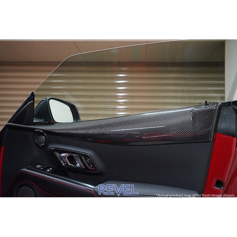 Revel GT Dry Carbon Door Trim Cover 2020 Toyota GR Supra - 2 Pieces
