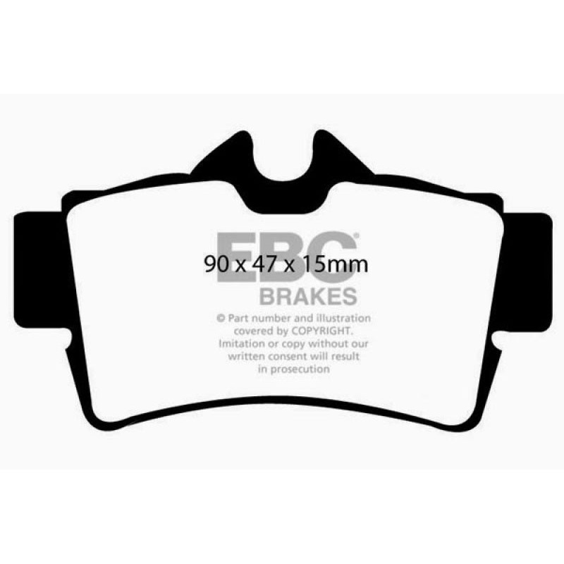 EBC 94-04 Ford Mustang 4.6 Cobra Redstuff Rear Brake Pads