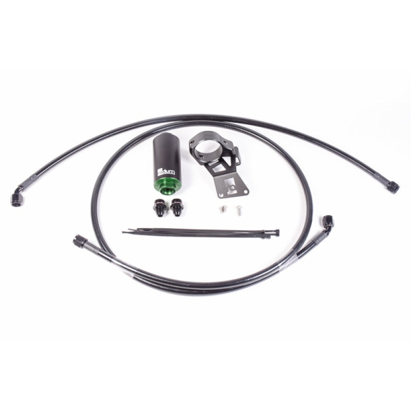 Radium Engineering Mitsubishi Evo X Fuel Hanger Feed Kit - Microglass Filter