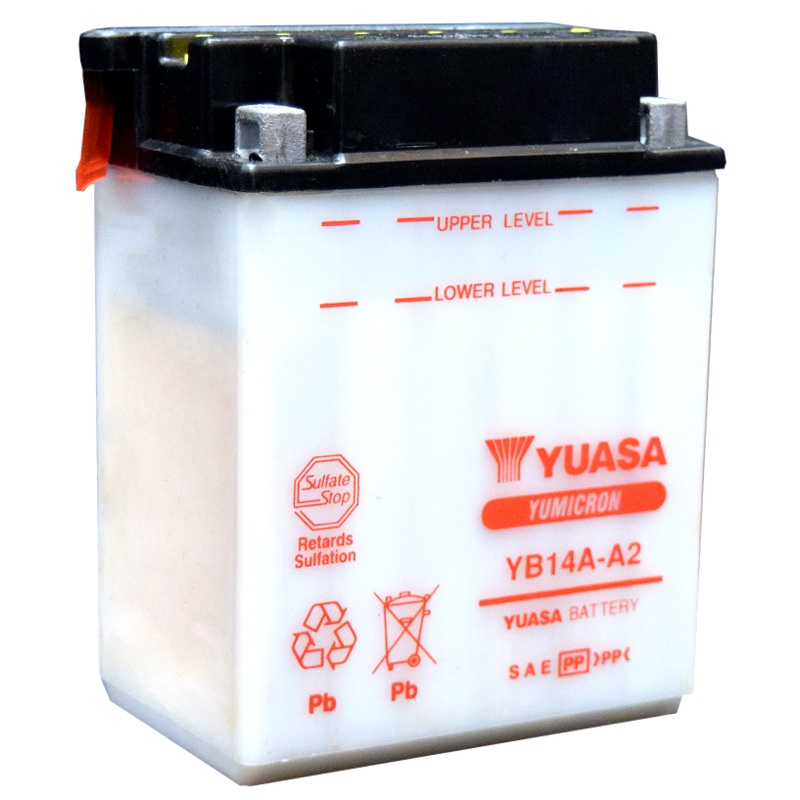 Yuasa YB14A-A2 Yumicron CX 12 Volt Battery