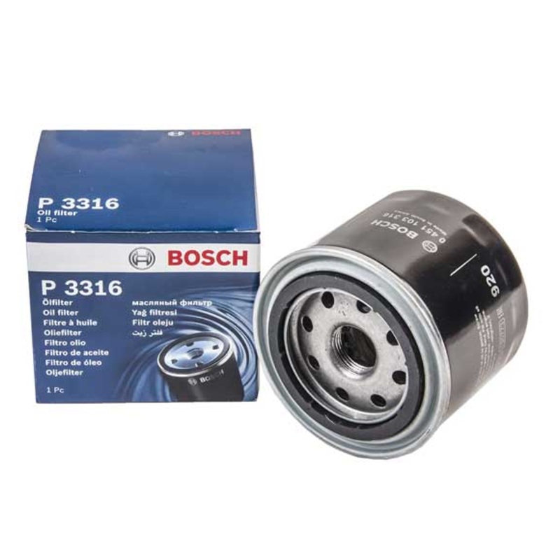 Bosch (BOS # P 3316) OIL FILTER (0 451 103 316) For Mercedes Benz 1221800110