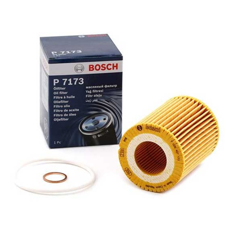 Bosch (BOS # P 7173) OIL FILTER (F 026 407 173) For BMW F20 F30 F026407173