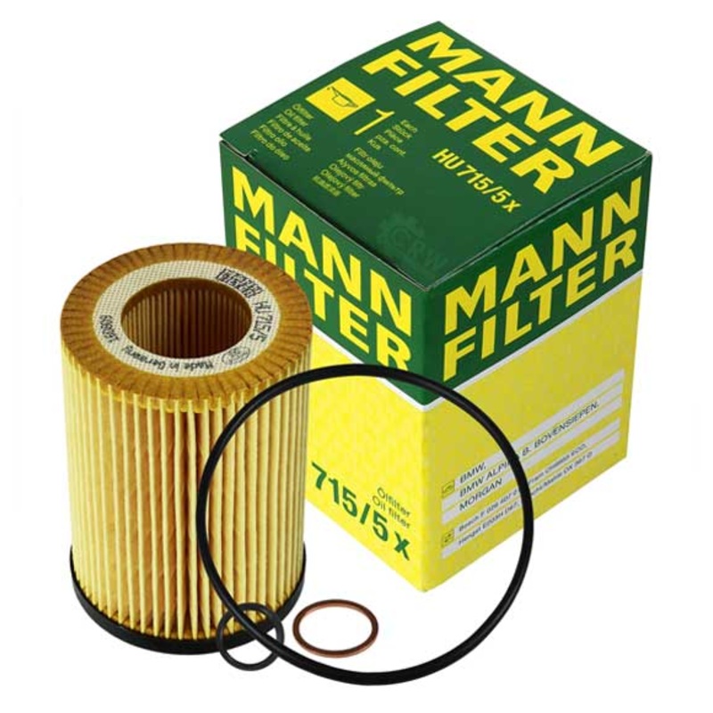 MANN-FILTER (MAN # HU715/5x) OIL FILTER For BMW 11427511161