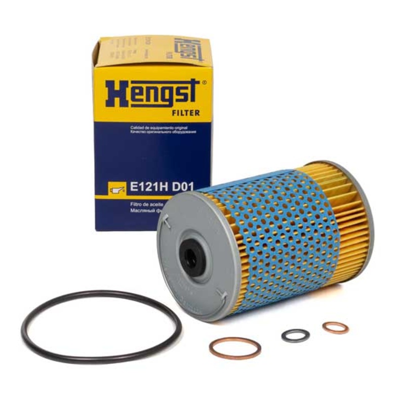 Hengst (HEN # E121HD01) OIL FILTER For Mercedes Benz 0001800609