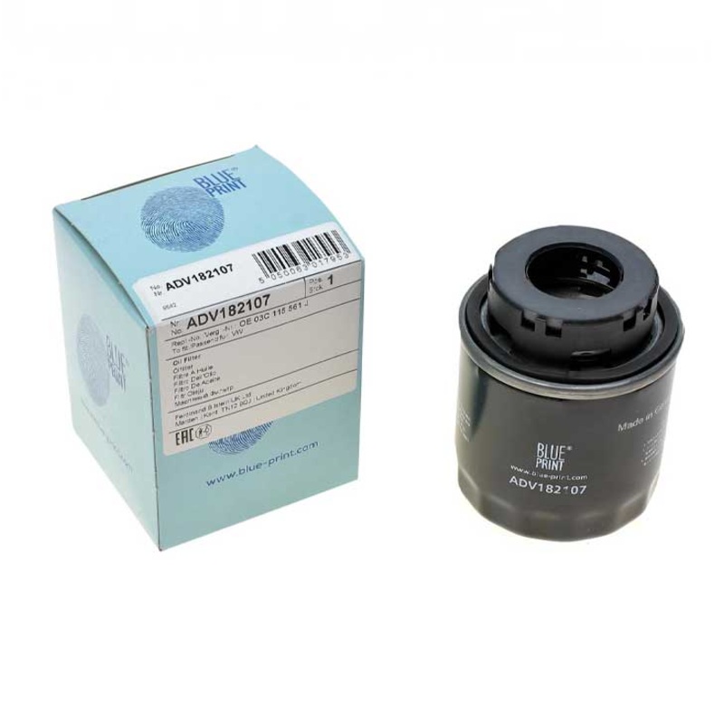 BLUE PRINT (BLP # ADV182107) OIL FILTER For AUDI A1, A3 Volkswagen Touran Golf V Passat B6 03C115561B