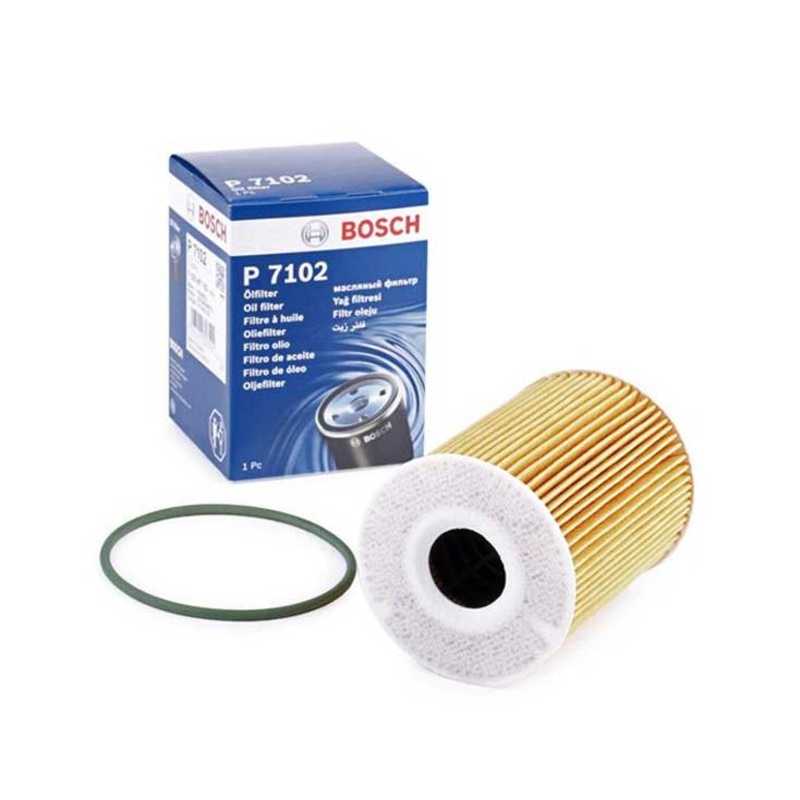 Bosch Oil Filter P 7102 (F 026 407 102) For Porsche Cayenne Panamera 0PB115466