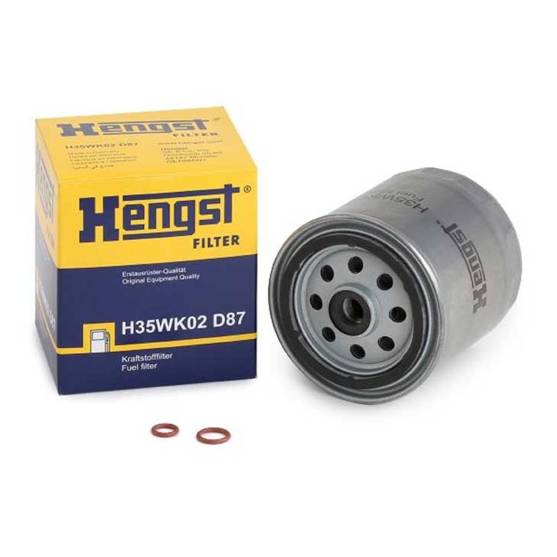 Hengst (HEN #  H35WK02D87) OIL FILTER For Mercedes Benz W124 W201 6010900352