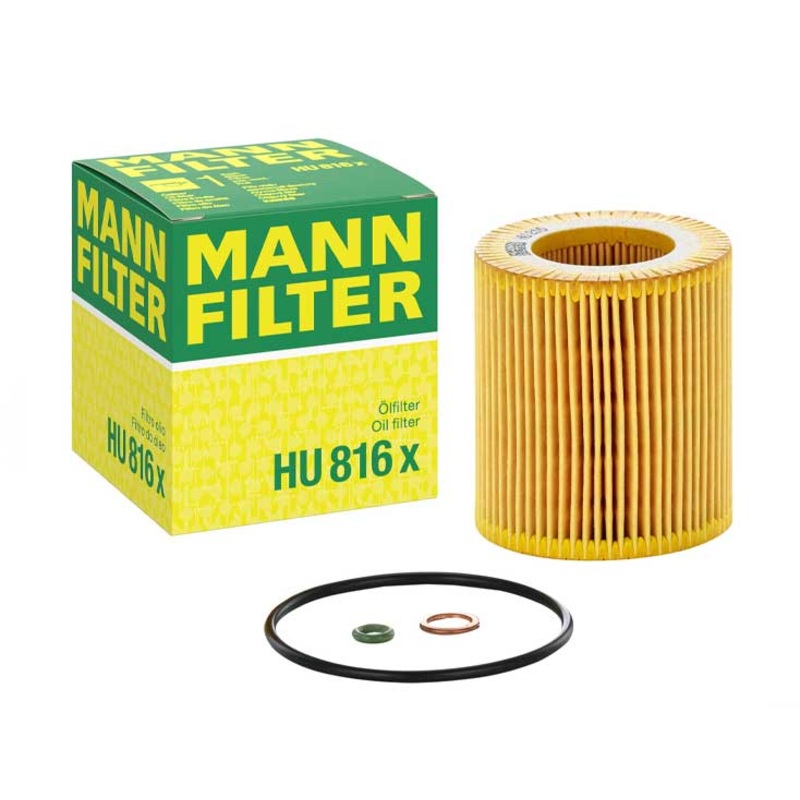 MANN-FILTER (MAN # HU816X) OIL FILTER  For BMW 7 (E65, E66, E67) X6 (E71, E72) X5 (F15, F85) X6 (F16, F86) 11427566327