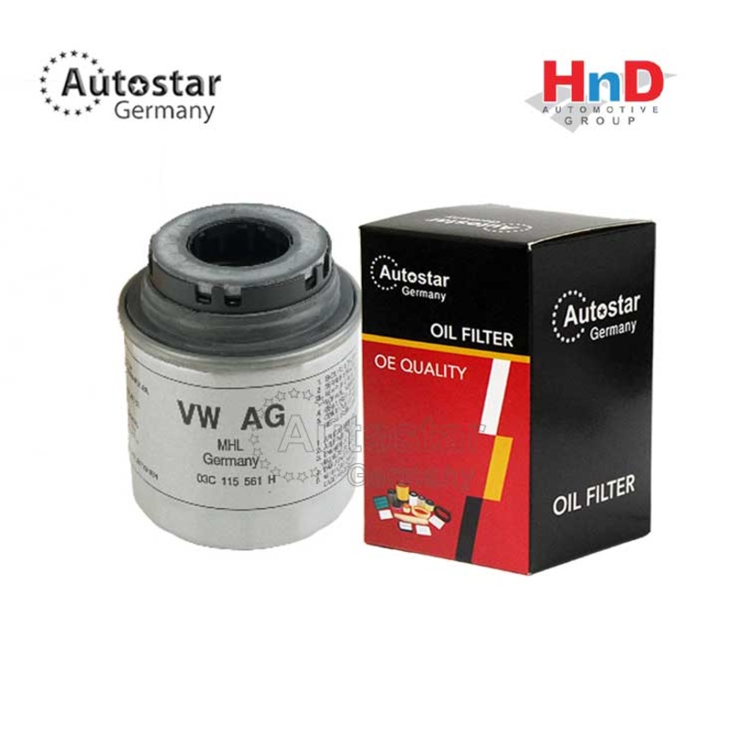 Autostar Germany (AST-216611) OIL FILTER For AUDI A1 8XA 3C2 03C115561H