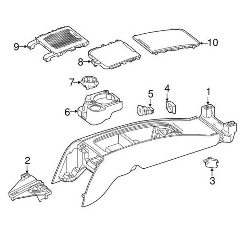 Mercedes Benz Genuine INTERIOR LAMP 0009064003