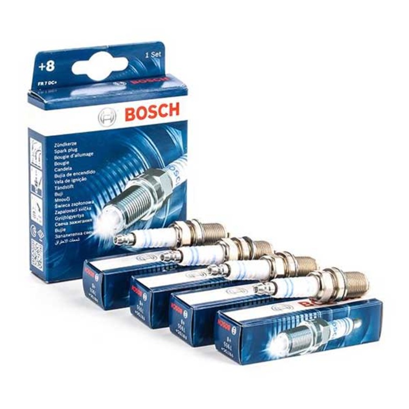 Bosch SPARK PLUG FR7DC+ S8-4 (0 242 235 912) SET/4PCS For Mercedes Benz 0242235912