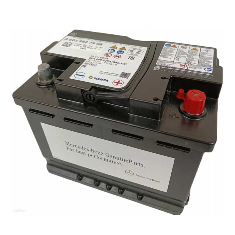 Mercedes Benz Genuine BATTERY 60AH 60Ah 660A AGM 0019827908