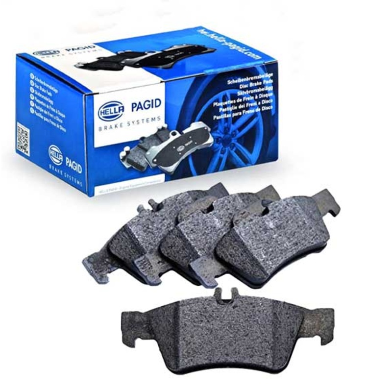 Hella Pagid (HELLA # 8DB355018751) Rear Disc Brake Pad Set For Mercedes Benz 0054207920