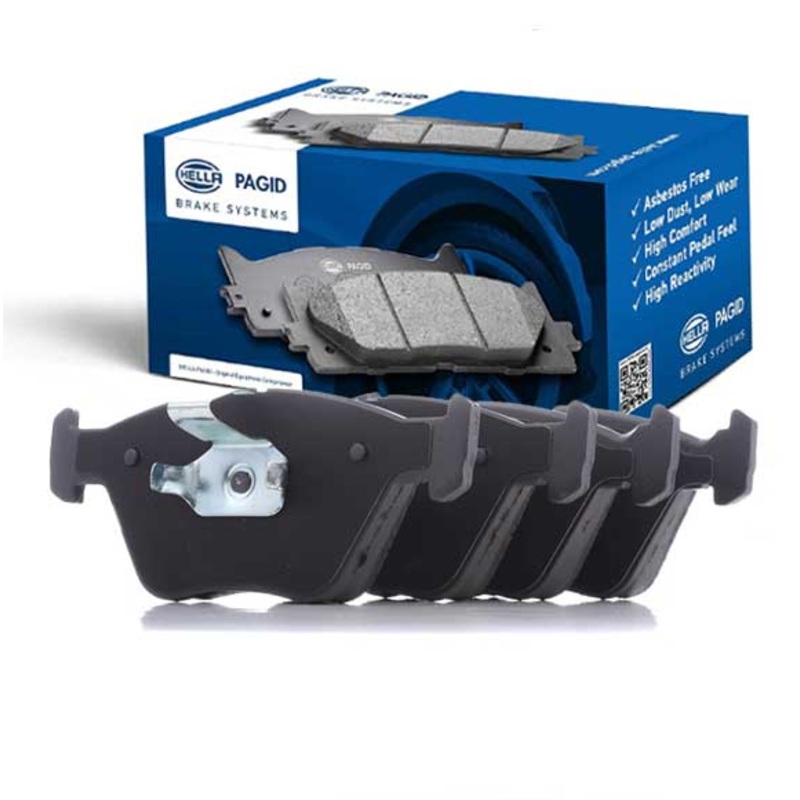 Hella Pagid (HELLA # 8DB355009001) FRONT DISC BRAKE PAD SET For BMW 34112157573